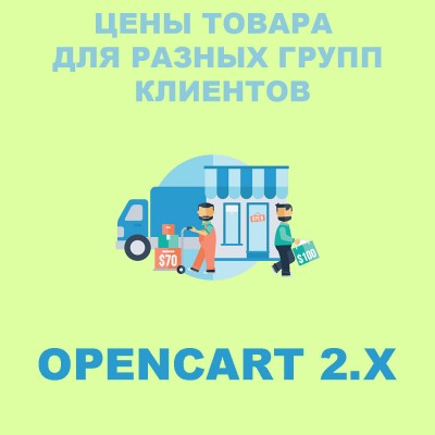 Різні ціни товару для різних груп клієнтів у Opencart 2.x [OCMOD]