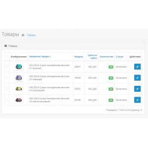 Варіанти товарів / Супутні товари Opencart 3 [OCMOD]