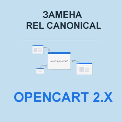 Модуль замены канонических ссылок - Canonical Replace для Opencart 2.x [OCMOD]