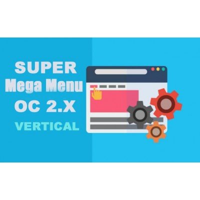 Модуль Super Mega Menu - вертикальне меню Opencart 2.x [OCMOD]