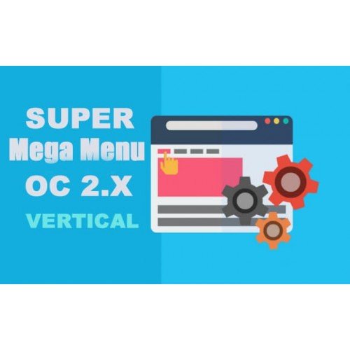 Модуль Super Mega Menu - вертикальное меню Opencart 2.x [OCMOD]