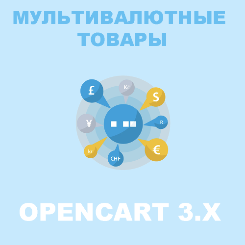 Несколько валют у товара / мультивалютные товары Opencart 3x [OCMOD]